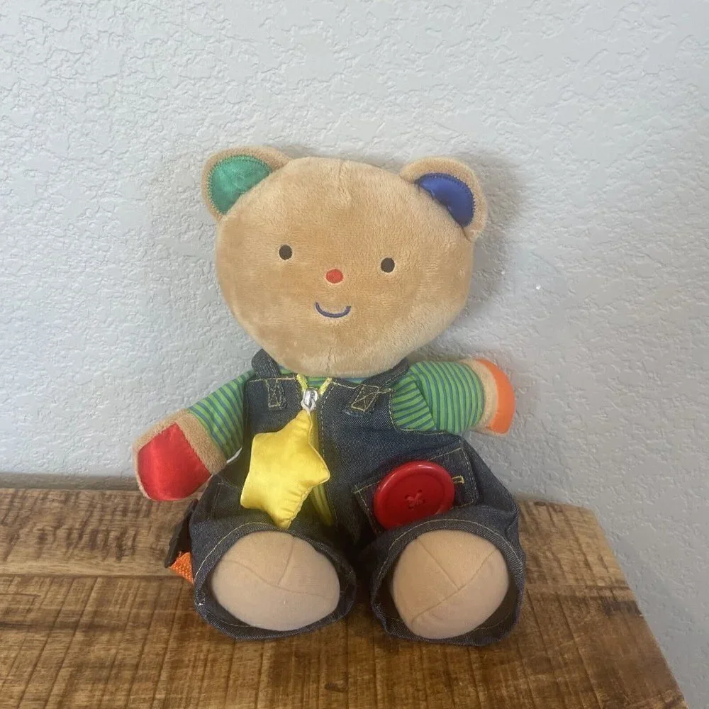 Melissa & Doug K's Kids Teddy Wear Plush Bear Educational Toddler Toy Learn To